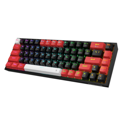 KEYBOARD REDRAGON CASTOR K631 65% 3MODE WIRELESS RGB