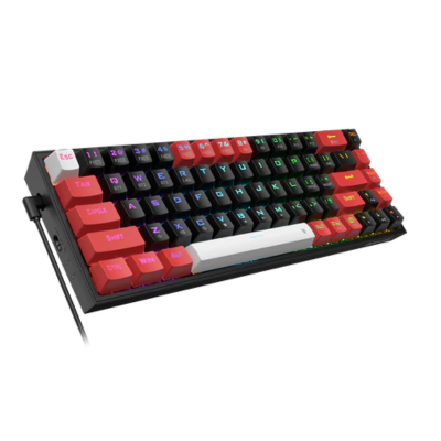 KEYBOARD REDRAGON CASTOR K631 65% 3MODE WIRELESS RGB