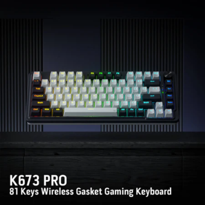 KEYBOARD REDRAGON UCAL PRO K673WB 75% WIRELESS GASKET RGB