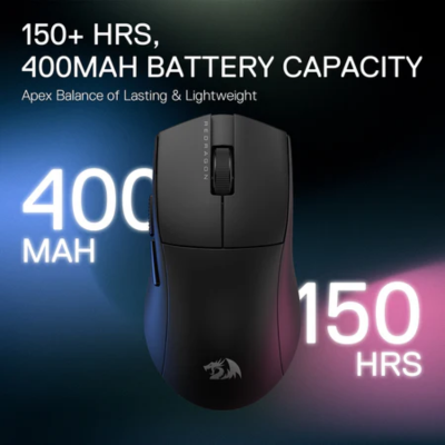 MOUSE REDRAGON M916 PRO 1K 3-MODE GAMING WIRELESS BLACK