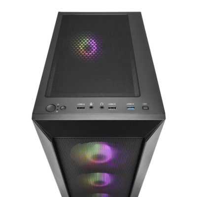 CASE FSP CMT218B GAMING ARGB TG MID TOWER BLACK