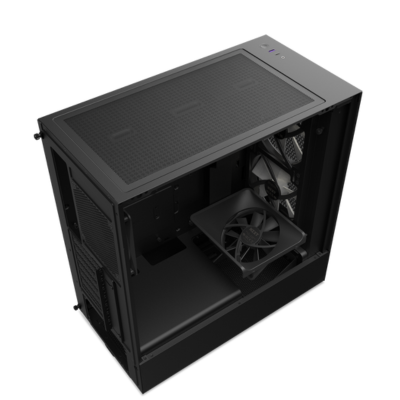 CASE NZXT H5 FLOW TG MID TOWER RGB BLACK