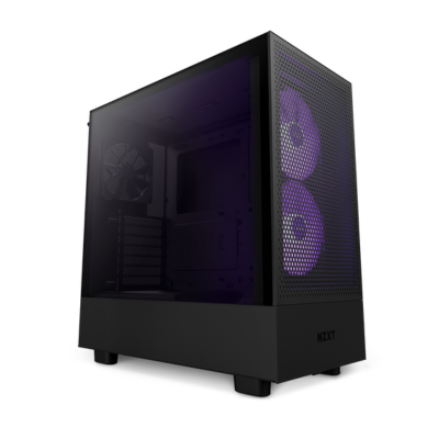 CASE NZXT H5 FLOW TG MID TOWER RGB BLACK