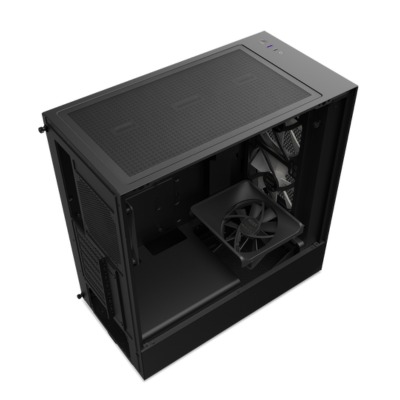 CASE NZXT H5 FLOW TG MID TOWER RGB BLACK