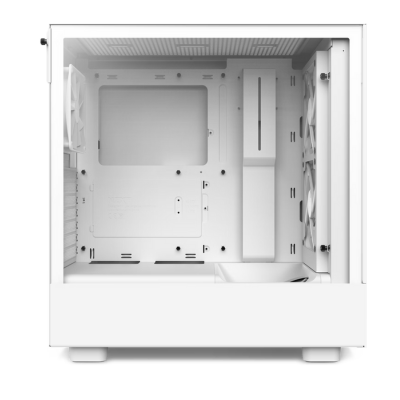 CASE NZXT H5 FLOW TG MID TOWER RGB WHITE