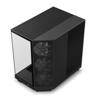 CASE NZXT H6 FLOW TG MID TOWER RGB BLACK