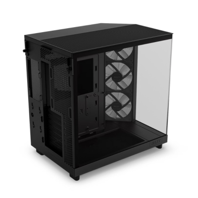 CASE NZXT H6 FLOW TG MID TOWER RGB BLACK