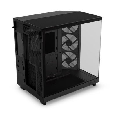 CASE NZXT H6 FLOW TG MID TOWER RGB BLACK