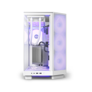 CASE NZXT H6 FLOW TG MID TOWER RGB WHITE