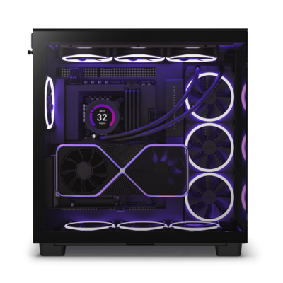 CASE NZXT H9 ELITE TG MID TOWER BLACK