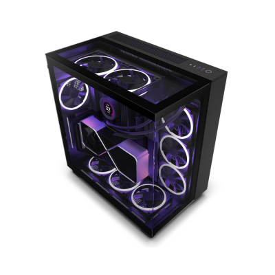 CASE NZXT H9 ELITE TG MID TOWER BLACK