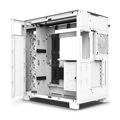 CASE NZXT H9 ELITE TG MID TOWER WHITE