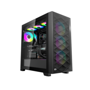 CASE PCCOOLER C3D510 AIRFLOW ARGB TG MID TOWER BLACK