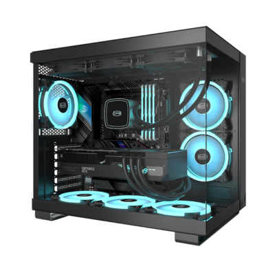 CASE PCCOOLER C3T500 ARGB TG MID TOWER BLACK