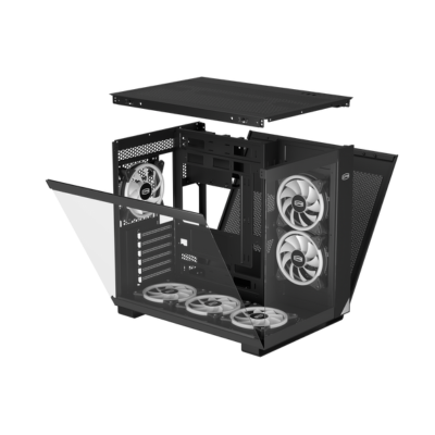 CASE PCCOOLER C3T500 ARGB TG MID TOWER BLACK