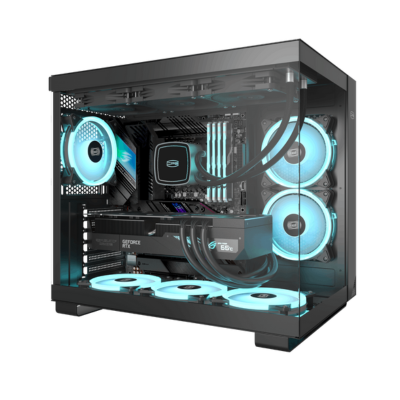 CASE PCCOOLER C3T500 ARGB TG MID TOWER BLACK