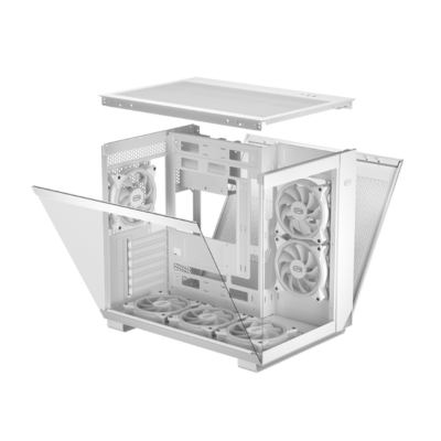 CASE PCCOOLER C3T500 ARGB TG MID TOWER WHITE