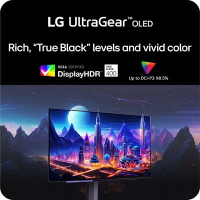 MONITOR LG ULTRAGEAR 27GS95QE-B 27'' QHD OLED 240HZ