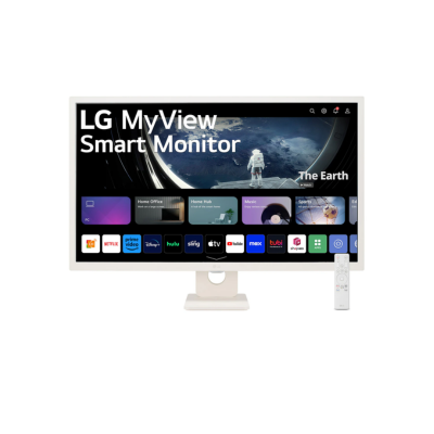 MONITOR LG 32SR50F-W 31.5″ FHD IPS SMART WITH WebOS WHITE