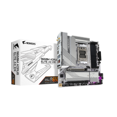 MB GIGABYTE B650M AORUS ELITE AX ICE AM5 WIFI BT DDR5