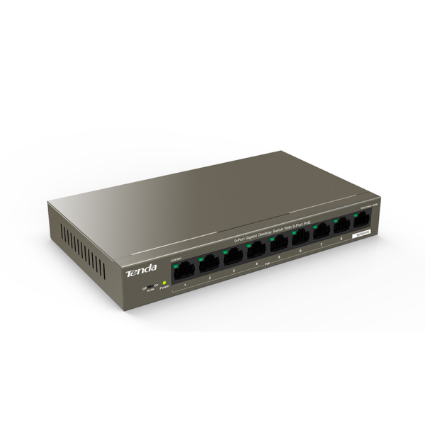 DESKTOP SWITCH TENDA TEG1109P 8-PORT POE