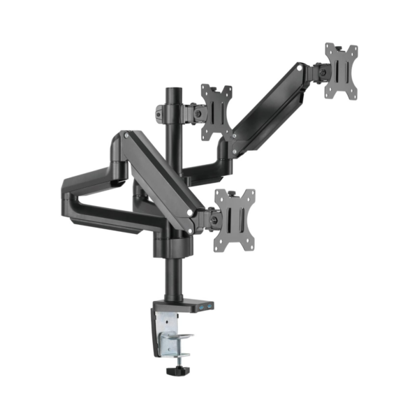 MONITOR ARM TWISTED MINDS 3-ARM SLIM SPRING WITH USB 17-32" Tm 26 C018up (2)