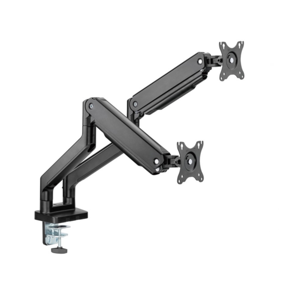 MONITOR ARM TWISTED MINDS 2-ARM HEAVY DUTY WITH USB 17-32" Tm 60 C012 (1)