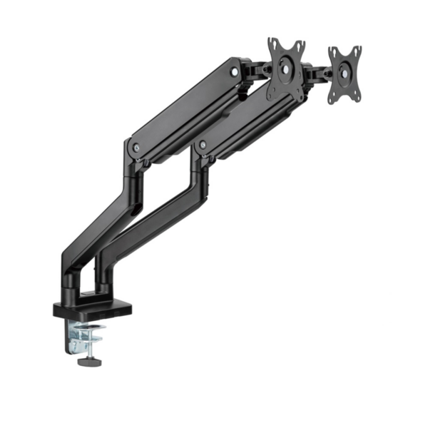 MONITOR ARM TWISTED MINDS 2-ARM HEAVY DUTY WITH USB 17-32" Tm 60 C012 (2)