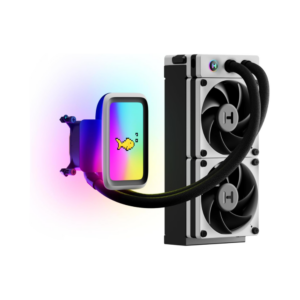 HYTE DIGITAL CPU LIQUID COOLER THICC Q60 qRGB BLACK WHITE