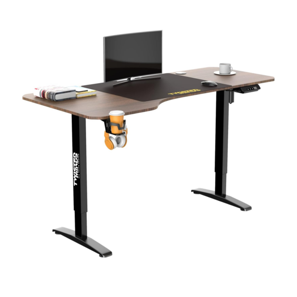 GAMING DESK TWISTED MINDS T SHAPED ELECTRIC HEIGHT LEFT