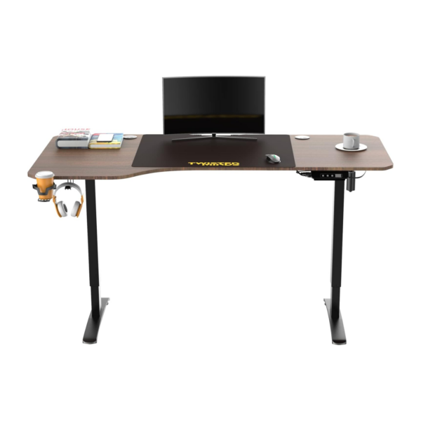 GAMING DESK TWISTED MINDS T SHAPED ELECTRIC HEIGHT LEFT