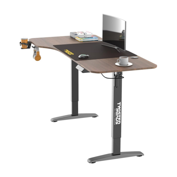 GAMING DESK TWISTED MINDS T SHAPED ELECTRIC HEIGHT LEFT