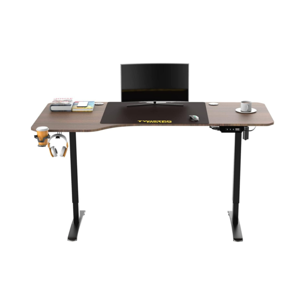 GAMING DESK TWISTED MINDS T SHAPED ELECTRIC HEIGHT LEFT