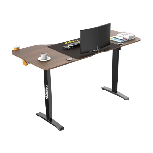 GAMING DESK TWISTED MINDS T SHAPED ELECTRIC HEIGHT RIGHT