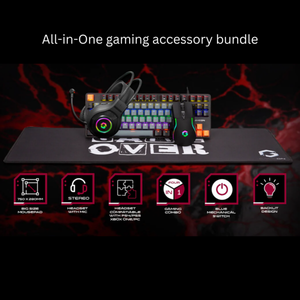 GAMING BUNDLE GAMEON VIPER XL ALL IN ONE