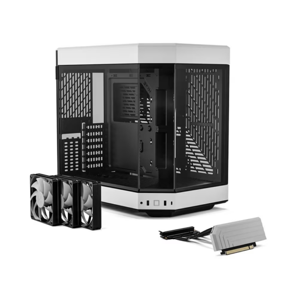 CASE HYTE Y60 MID TOWER BLACK WHITE