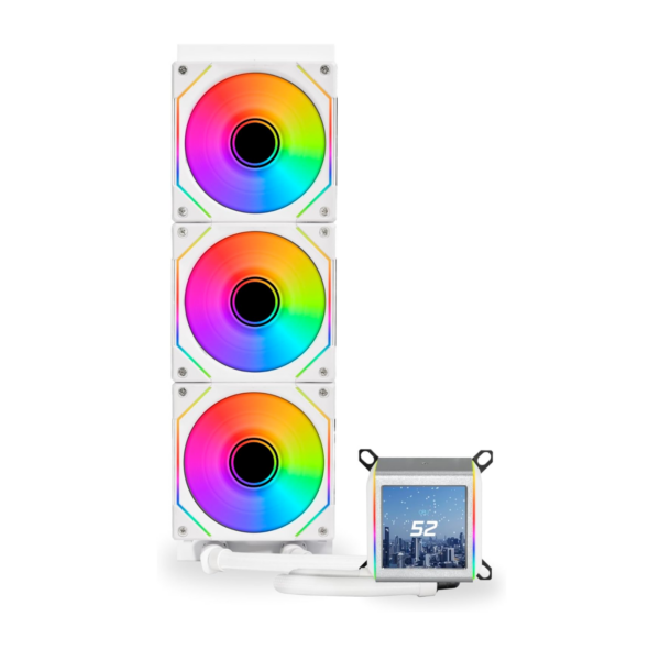 LIQUID-CPU LIAN-LI GA II LCD SL-INF 360 WHITE