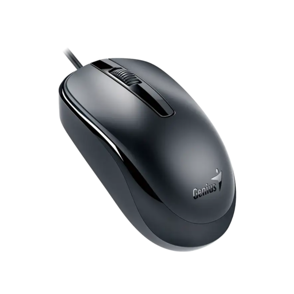 MOUSE GENIUS DX-120 GREEN WIRED 1000DP BLACK USB-C