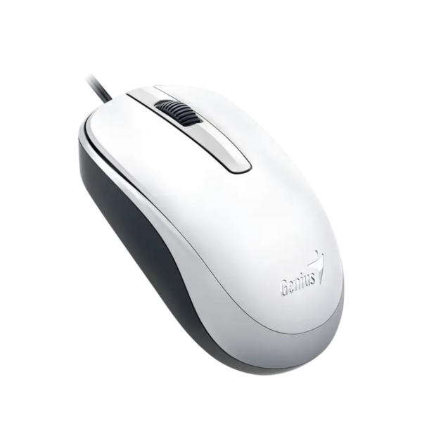 MOUSE GENIUS DX-120 GREEN WIRED 1000DP WHITE