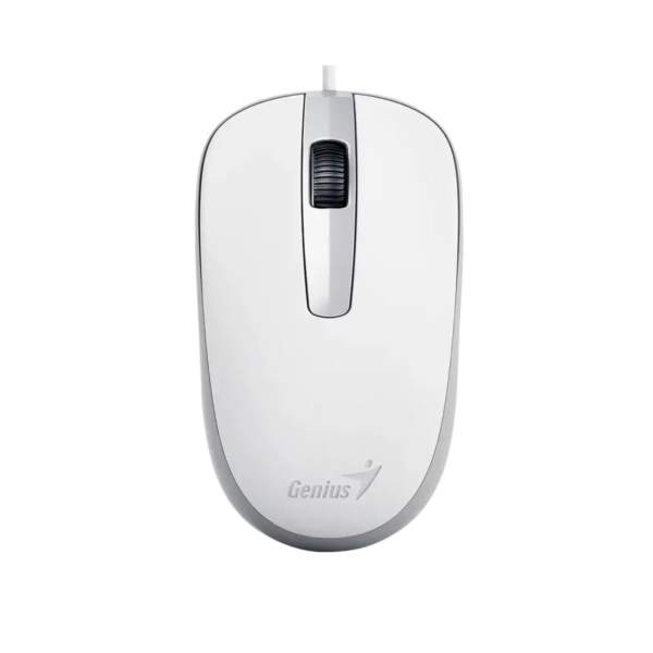 MOUSE GENIUS DX-120 GREEN WIRED 1000DP WHITE