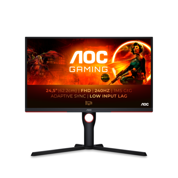 MONITOR AOC 25G3ZM/BK 24.5'' WLED VA 240HZ