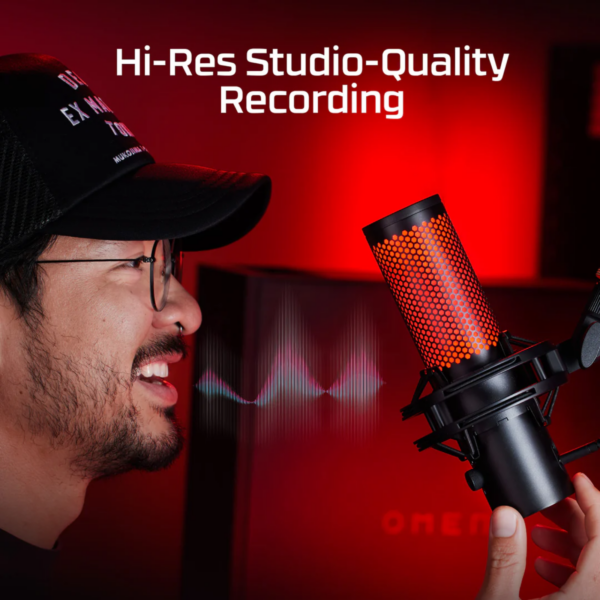 MICROPHONE HYPERX QUADCAST 2 USB CONDENSER BLACK