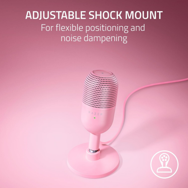 MICROPHONE RAZER SEIREN V3 MINI QUARTZ USB PINK