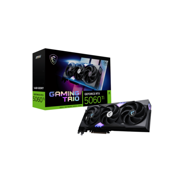 GPU MSI GEFORCE RTX5060TI GAMING TRIO OC 16GB