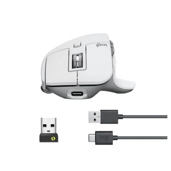 MOUSE LOGITECH MX MASTER 3S PALE GRAY WIRELESS