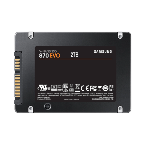 SSD SAMSUNG 870 EVO 2TB 2.5” SATA3