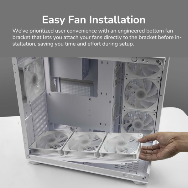 CASE COUGAR FV150 RGB MID TOWER WHITE