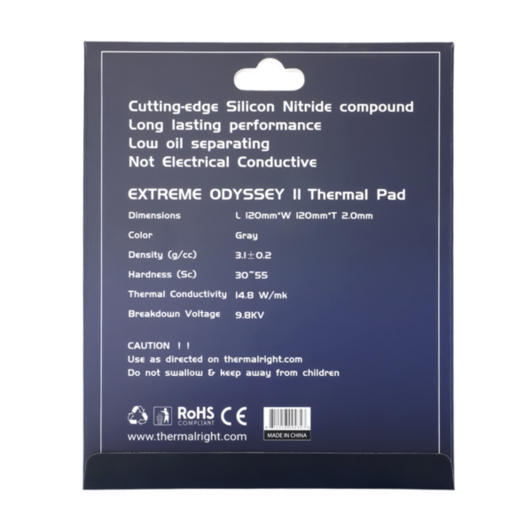 THERMAL PAD EXTREME ODYSSEY II 2.0mm THICKNESS