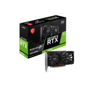 GPU MSI GEFORCE RTX3050 6GB VENTUS 2X OC BLACK