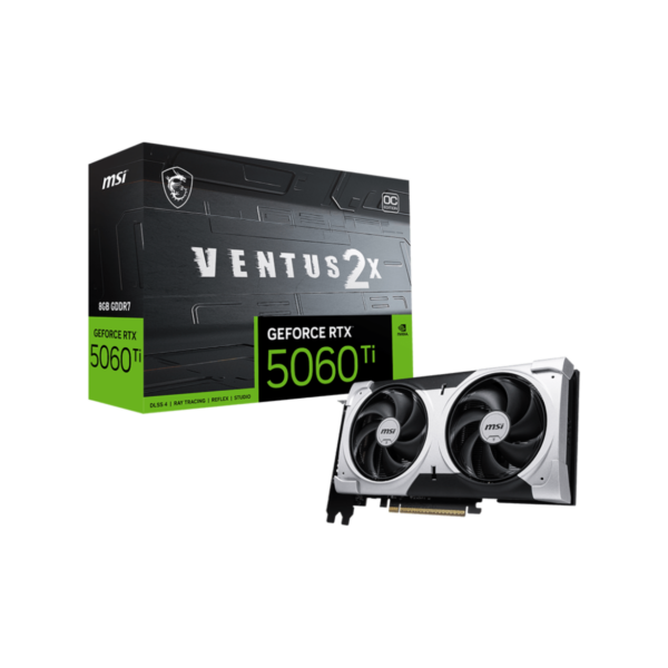 GPU MSI GEFORCE RTX5060TI VENTUS 2X PLUS 8GB